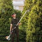 VEVOR Gas Hedge Trimmer 2 Cycle with Extension Pole, 15.7-inch 26cc Gas Powered Pole Hedge Trimmer with Dual Sided Dual Action Blade, Great for Trimming Shrubs, Bushes, w/EPA, CE and EMC Certification