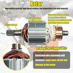 fullas Electrical Starter Motor 110V 14 Teeth for MTD Cub Cadet Craftsman Troy-Bilt Yard Machines 951-11196, 751-11196 Snow Thrower Engine