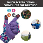 Thorn Proof&Puncture Resistant Gardening Gloves with Grip,Garden Glove for Women, Leather Yard Work Gifts