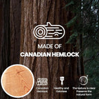 Sauna Indoor Far Infrared Saunas Home 1 Person Canadian Hemlock 1450W Low-EMF Dry Spa Sauna with Oxygen Bar, 26 Colorful Starry Sky Lights, 7 Heating Plates, Intelligent Control, Speaker - H5.9 ft