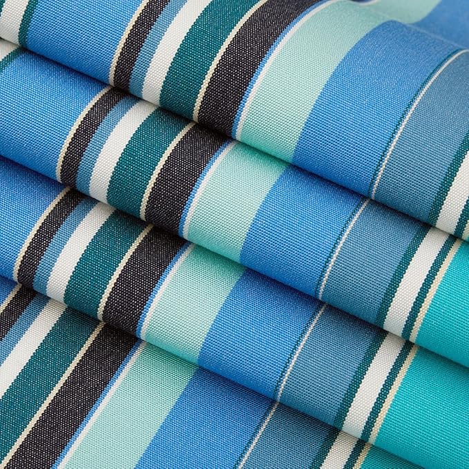 RSH DECOR: Sunbrella Pillow Covers Set of 2 | Covers Only - 20" x 12" | Outdoor Lumbar Pillow Covers Crafted with Sunbrella Performance Fabric | Dolce Oasis