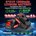 Mini Chainsaw Cordless, Upgraded 6 Inch Handheld Chain Saw Battery Powered with 2 Batteries and 3 Chains, Portable Small Electric Tree Trimmer for Wood Cutting, Courtyard and Household