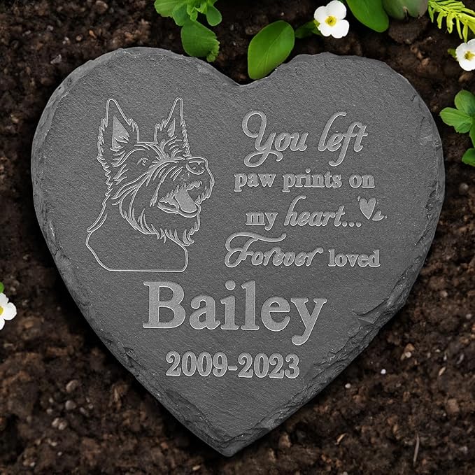 Scottish Terrier Memorial Stone, Scottish Terrier Statue, Scottish Terrier Memorial Plaque, Scottish Terrier Memorial Gifts, Scottish Terrier Loss Sympathy Gift, in Memory of Scottish Terrier