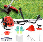 Gas Weed Eater, 52CC 2-Stroke Weed Wacker Gas Powered, 2 in 1 Multi-Functional String/Grass Trimmer, Brush Cutter for Gardening Shipping from USA Fast Arrival