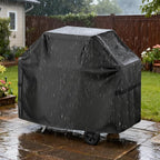 LBTING Grill Cover, 60-inch Heavy Duty 300D Oxford Waterproof Windproof UV Resistant BBQ Gas Grill Cover for Outdoor Barbecue Fit Most Brands Weber, Brinkmann, Char Broil, Holland
