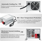 Upgrade WF-9855 55 Amp RV Power Converter Charger, Replace for RV Camper WF-9800 Series, WF-9855, WF-9855-AD, WF-9855-MBA, for Lead-Acid Battery 1 Year Warrant