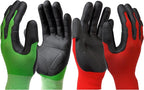 2 Pairs Medium Garden Gloves For Men Women Thorn Proof With TPE Safty Material Coated, Heavy Duty Gardening Gloves For Yard,Outdoor Work Glove With Grip For Weeding, Digging, Raking And Pruning