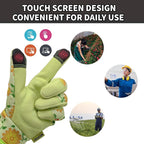 Thorn Proof&Puncture Resistant Gardening Gloves with Grip,Garden Glove for Women, Leather Yard Work Gifts