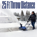 Westinghouse WSnow20 Corded Snow Blower 20 Inch, Steel Auger, Dual LED Lights, 1800 Watt Motor, Electric Snow Blower with 25ft Throwing Distance, Plows 680lbs/min, Adjustable Chute