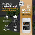 Dominator Mulch Anchor 5 Gallon - Mulch Glue for Landscaping, Pea Gravel & Rock Stabilizer Glue, Ready to Use Spray, Lasts up to 2 Years, Fast-Dry, Non-Toxic