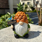 Pineapple Gnome Garden Gnomes Outdoor Gnome with Pineapple Decor for Home Yard Garden Patio Lawn Statue Decorations Gifts for Women