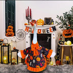 Halloween Goose Outfit for Porch Goose 23" Cement Statue Clothing - Halloween Outdoor Decoration for Patio Yard Lawn