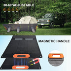 30W 100W 200W 400W Solar Panel,Portable Foldable Solar Panel Kit,Black with Carrying Case (2 * 200W)