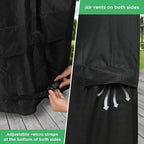 Heavy-Duty 600D Grill Cover fit for Recteq Deck Boss 590 & RT-590 Wood Pellet Grill, Waterproof, UV and Fade Resistant