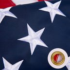 4x6 American Flag for Outside, Heavy Duty Outdoor, All Weather, Embroidered Stars with Brass Grommetss (USA Flag 4X6 FT)