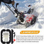 99-9313 Snow Blower Paddles with 133-5585 Scraper Blade Replaces Toro 99-9313 Kit, 55-9251, 88-0771, 108-4884 for Toro 210 R, 421 QE, 421 QR, 621 E, 621 QZE, 721 E, 721 R Snowthrowers