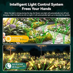 Solar Garden Lights 2 Pack, 16LED Swaying Solar Lights for Mother's Day, 30 Inches Waterproof Yard Light for Pathway Yard Outdoor Garden Decor, Gardening Gifts, Warm White