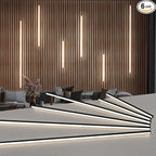 Art3d LED Recessed Lighting Kit - 6pcs Self-adhesive White LED Light with Smart Switch, 3000k Touching Switch Light for Wood Slat Wall Panels, Headboards, Stairs, Home decor, Under Cabinet Strip Light