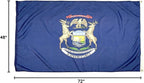 FlagSource Michigan Nylon State Flag, Made in the USA, 4x6'