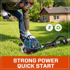 SENIX 26.5cc 4-Stroke Gas Pole Saw | No Oil Mixing | Fuel Efficient | 8-Inch Bar & Chain | Extension Pole up to 14 Ft | High Torque Power Pruner Pole Chainsaw for Tree Trimming & Limb Cutting