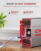 2000 Watts Pure Sine Wave Power Inverter 12V DC to 110V 120V AC Converter for Home RV Off Grid Truck Solar System Inverters with Type-C PD30W USB QC3.0 Port 4 AC Outlets LCD Display and Remote Control