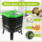 5-Layer Tray Worm Composter, Sustainable for Both Indoor & Outdoor, Worm Compost Bin for Vermicomposting Starter, Recycling Food Wastes