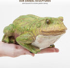 Bits and Pieces - Frog Motion Sensor and Detector Statue - Animal Gardening Gifts - Weather Resistant Garden Decoration Sculpture - 4½" x 8½"
