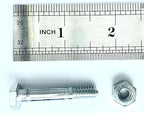 Replaces Shear Pins and Nuts for Ariens 532005 53200500 510016 51001600 Snow throwers(10 Pack)