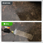 Giraffe Tools Grandfalls Retractable Pressure Washer G20, 2500 PSI 2.2 GPM, 180° Wall Mounted Power Washer, Auto-Retract with 65FT Hose Reel, 5 Nozzles for Floor/Cars/Fences/Patios, Dark Silver