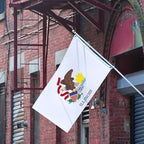 AMZFLAG Illinois State Flag 3x5 ft Outdoor, Heavy Duty Illinois Flags Made in USA, Double Sided IL Flags of Illinois with 2 Brass Grommets, Vivid Color State of Illinois Flag Thick Material