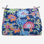BrylaneHome Extra-Thick Seat Cushion - 23”L x 22”W x 5.5”H - Patio & Outdoor - Water, Stain & Fade Resistant - Granada