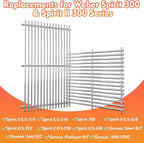 17.5" Grill Grates for Weber Spirit 300, Spirit 700, Genesis Silver/Gold/Platinum B/C, Genesis 1000-3500 (Part #7638) 304 Stainless Steel 2-Pack