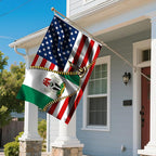 Vintage American America Usa Nigeria Nigerian Flags For Outside Yard 3x5 Ft Double Sided Printed 100d Polyester Lightweight Garden Welcome Outdoor Banner Brass Grommets