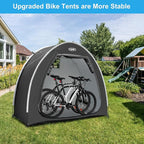 UNP Bike Storage Shed Tent, Portable Outdoor Bike Storage Tent with 210D Oxford Thick PU4000 Waterproof for 1/2/3/4 Bikes, Bike Covers Storage Shed for Bicycles, Lawn Mower, Garden Tools