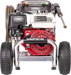 Simpson Cleaning 3400 PSI Gas Pressure Washer, 2.5 GPM Power Washer for Commercial Use, Honda GX200 Engine, 25-Foot Hose, Aluminum Series, 49-State (ALH3228-S)