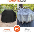 Arcedo Grill Cover 51 Inch Compatible with Weber Spirit II 300 and Spirit 300 Series Gas Grill, Waterproof Heavy Duty Outdoor Barbecue Cover for E310 E330 E315, Compared to 7139