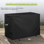 Griddle Cover for Blackstone Patio Series 2-Burner 28" Griddle with Air Fryer, Flat Top Grill Cover for Blackstone 28in 1962 Air Fryer Combo & Two Burners Grill