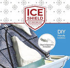 WarmlyYours Roof Snow De-Icing Heat Cable 160 ft., 5 Watts/ft. Heat Tape for Roof and Gutters, Ice Dam and Snow Damage Prevention System with Clips and Spacers (Ice Shield)