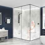 SteamSpa Executive 4.5 KW QuickStart ACU-Steam Bath Generator Package with Built-in Auto Drain and Install Kit in Polished Gold,Steam Generator Kit with Dual Control Panel Steamhead 240V EXT450GD-A