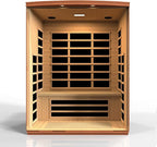 Dynamic Lugano 3-Person Low EMF (Under 8MG) FAR Infrared Sauna (Canadian Hemlock)