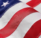 3 x 5 American Flag 3x5 ft: Long Lasting US Flag, Heavy Duty Nylon, Embroidered Stars, Sewn Stripes, Brass Grommets, UV Protection Perfect for Outdoors! USA Flag