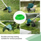 080 Twisted Trimmer Line T-03866 for Makita Gas and Electric Grass Trimmer and Brushcutters,0.080In Weed Wacker String Compatible with Most Cordless Trimmers Standard Models -- Green 175Ft 1/2 lbs