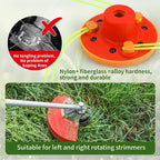 Quintillus Universal Weed Eater Head,H09 Weed Wacker Head Grass Trimmer Head Compatible with Ego, Ryobi,Echo,Weed Warrior with 12pc 11in / .095" Triangle Trimmer Line （Not for Kobalt）