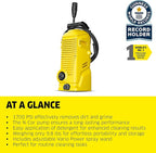 Kärcher Pressure Washer K 1, Max 1.45 GPM, 1700 PSI, Trigger Spray Gun & Vario Power Spray Wand - for Cars, Bikes, Deck, Driveways, Siding, Patios