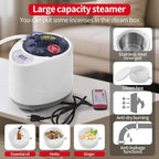 Portable Steam Sauna for Home,Personal Steam Room,Sauna Box,Home Sauna,Steam Sauna Tent for Steam Detox Relaxation Spa (Quilted)