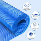 BigXwell Solar Pool Cover, 12Mil 20x40 Foot Rectangle for Above-Ground and In-Ground Pools, Solar Blanket for Swimming Pool 1200Series (20X40 FT)