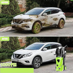 5000PSI Eectric Pressure Washer 2025 2.8GPM High Power Washer with 4 Pressure Nozzle and Soap Bottle for Home, Car Washing, Fence Cleaning, Patio (Green)