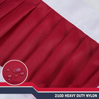 ROTERDON American Flags Bunting 1.5x3 FT, 4th of July Decorations Outdoor, Red White and Blue Buntings Decorations, USA Patriotic Half Fan Bunting Flag with Embroidered Stars
