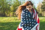 American Flag 4x6 ft: Long Lasting US Flag, Heavy Duty Nylon, Embroidered Stars, Sewn Stripes, Brass Grommets, UV Protection Perfect for Outdoors! USA Flag