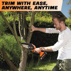 Saker Mini Chainsaw|6 Inch Chainsaws[2025 Upgraded]|Mini Cordless Electric Chain Saw|Small Handheld Portable Chain Saws Battery Powered Saws for Tree Trimmer and Garden,Christmas Gifts